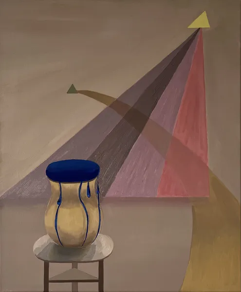„Trojice" — Olej na plátně od Karin Krutsche, 2024, 60 × 50 cm