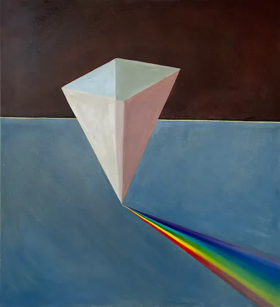 „Prisma" — Olej na plátně od Karin Krutsche, 2024, 110 × 100 cm
