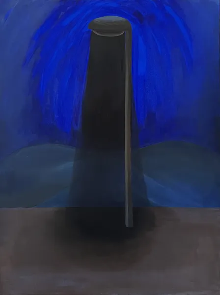 „Lampa" — Olej na plátně od Karin Krutsche, 2024, 80 × 60 cm